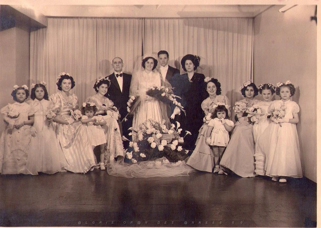 MES PARENTS  mariage le 5 04 1950 à oran  .jpg